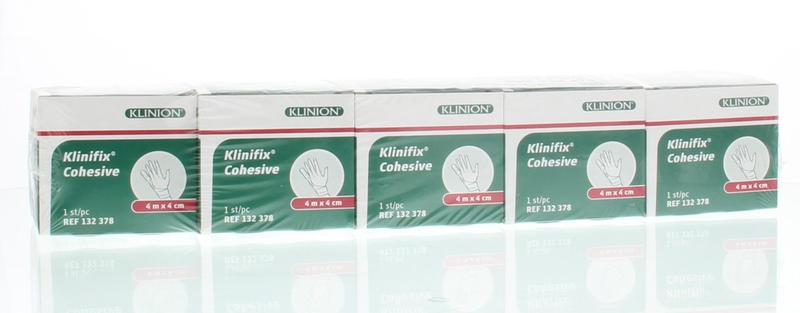 Cohesive Klinifix Latvrij Elast Fixwinds  4mx 4cm