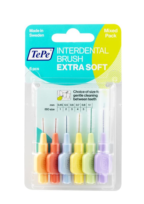 Tepe Interdentale Rager X-Zacht Mixed Pack 0,45 Tot 1,1mm