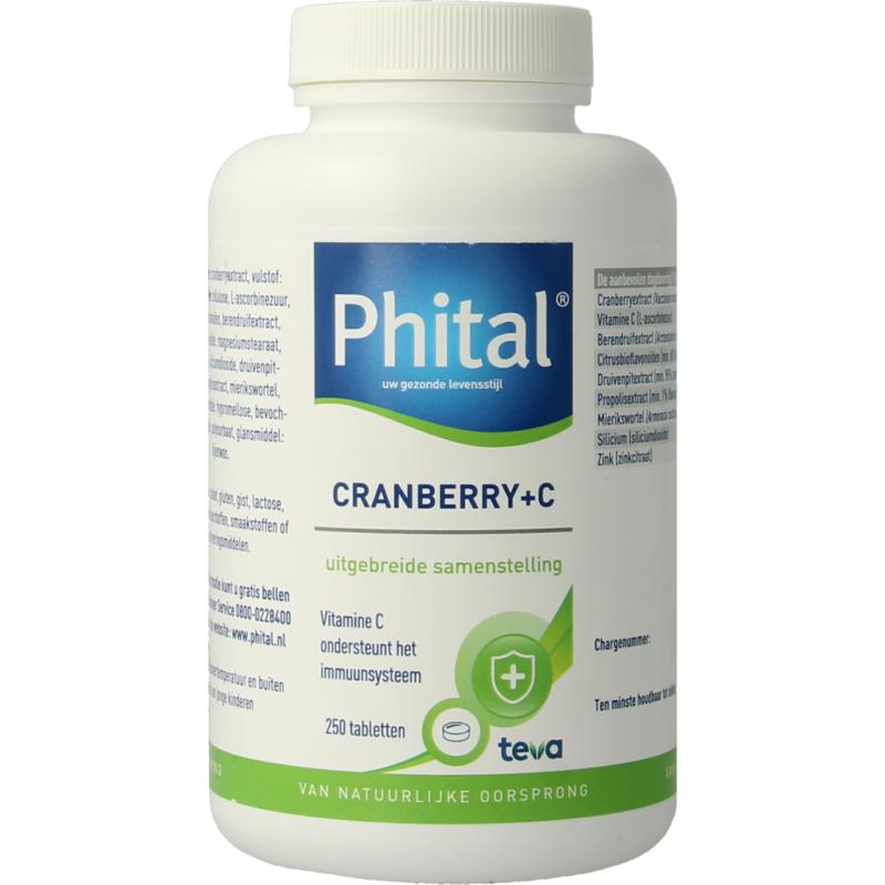 Phital Cranberry + C Tablet