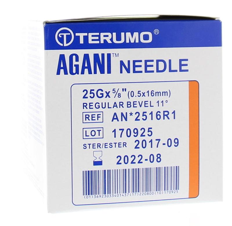 Terumo Inj Naald Disp Rb Neolus 25g 0,50x16mm