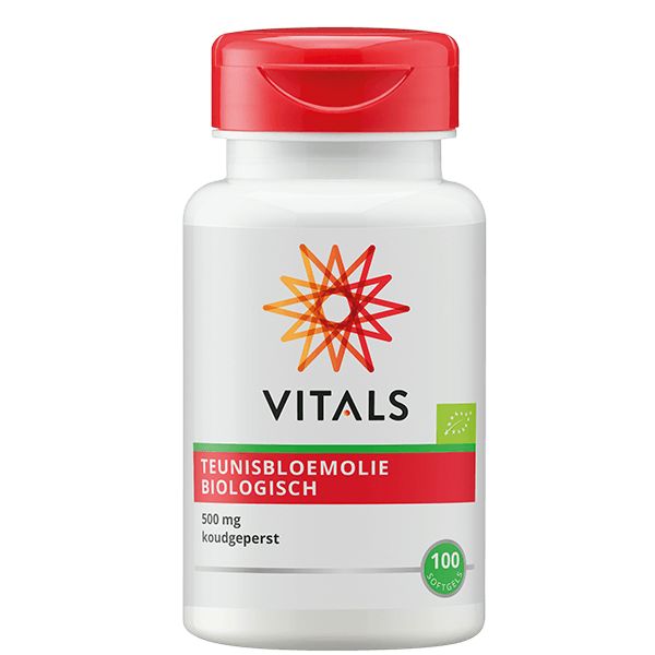 Vitals Teunisbloemolie Biologisch Capsule 500mg
