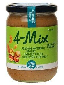 4 Mix Gemengde Notenpasta Zonder Zout Bio