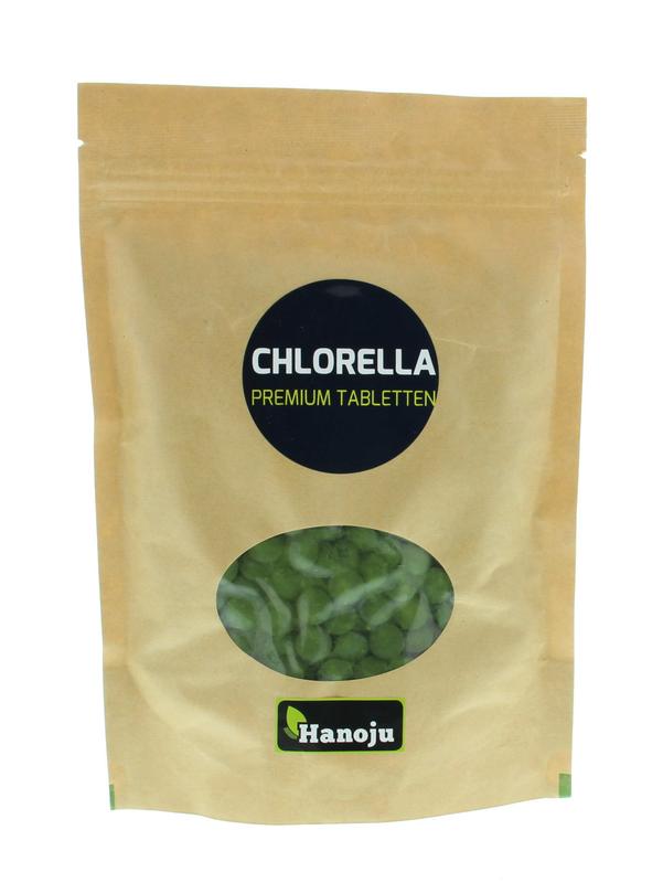 Chlorella Tabletten Papier Zak