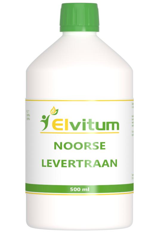 Elvitum Levertraan Noorse Kabeljauw Vloeibaar