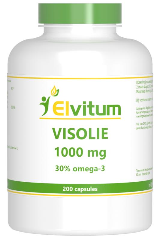 Elvitum Visolie Omega 3-30% Capsule 1000mg