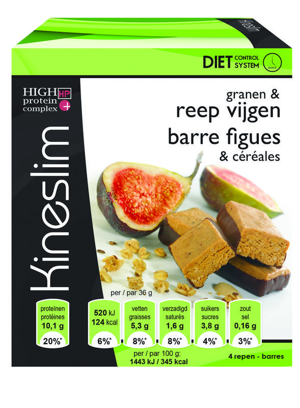Kineslim Eiwitreep Granen en Vijgen