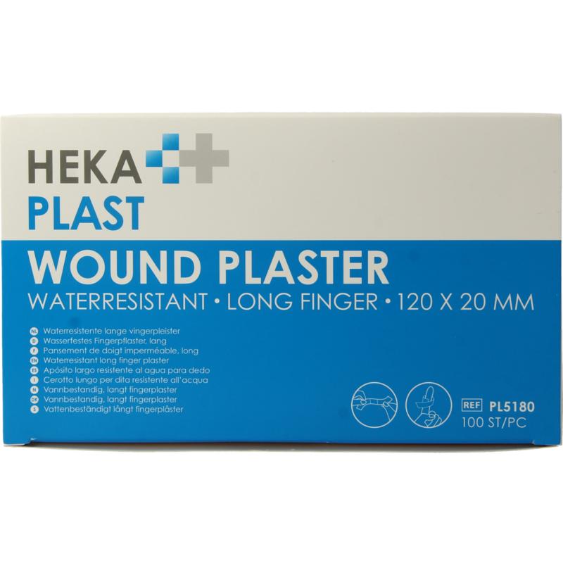 Hekaplast Waterresist Vingerpleister Lang 120x20mm