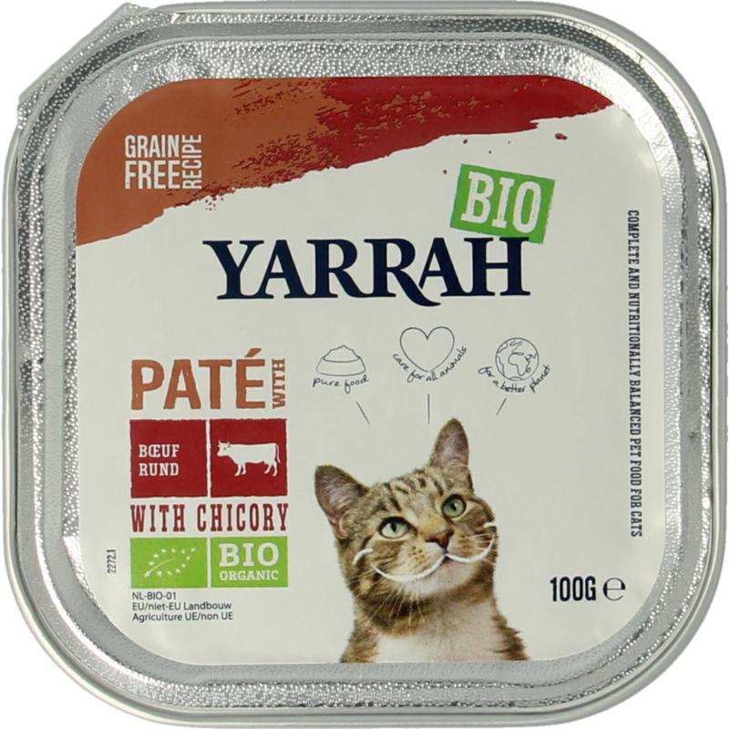 Kattenvoer Pate met Rund en Kip Bio