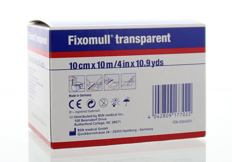 Fixomull Transparent Fixatiefolie 10mx10cm