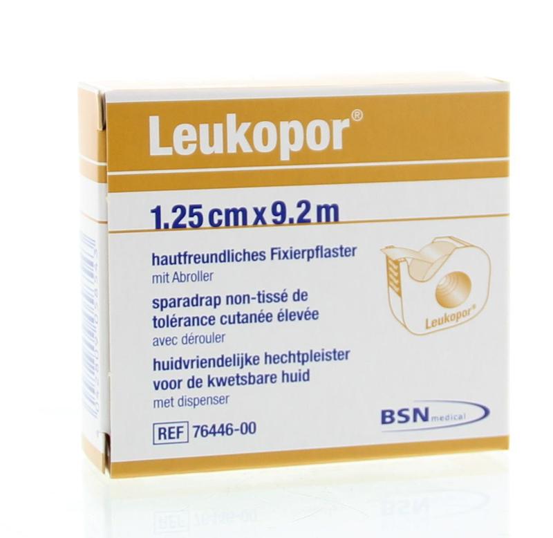 Leukopor Hechtpl Nw Op Dispenser 9,2mx1,25cm