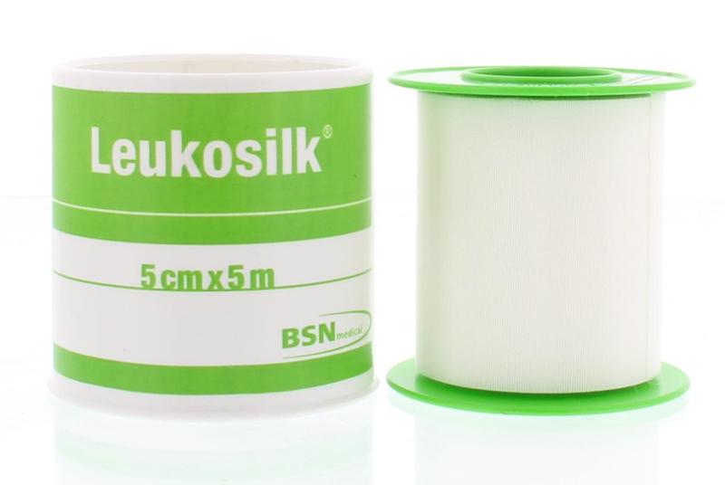 Leukosilk Hechtpl Kunstz 5mx5,00cm + Klem