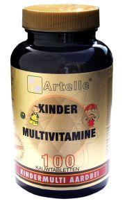 Artelle Kinder Multivitamine Kauwtablet Aardbei