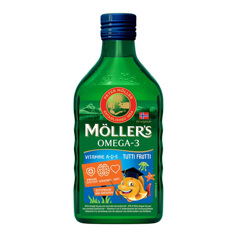 Mollers Levertraan Vloeibaar Tutti Frutti