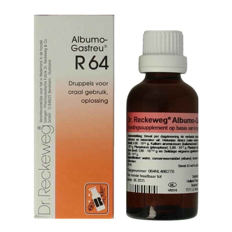 Reckeweg R 64 Albumo Gastreu Druppels