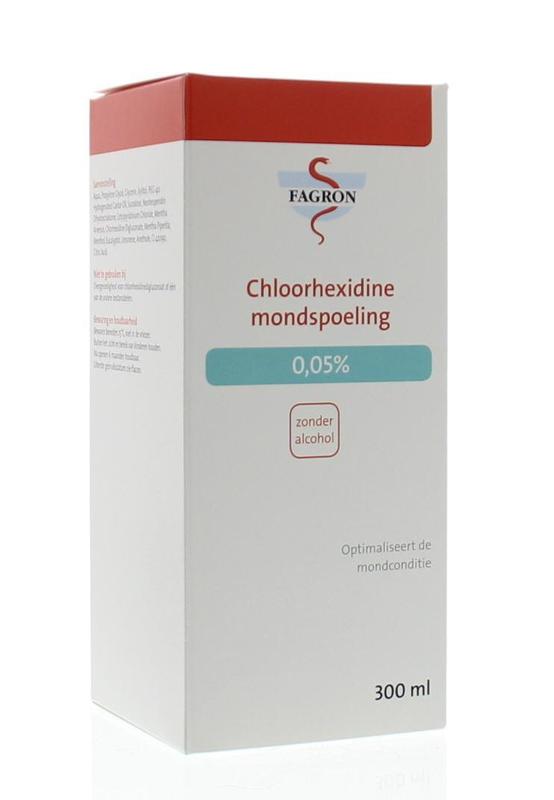 stuk Burgerschap Me Chloorhexidine 0.05% Mondspoeling Zonder Alcohol Fagron