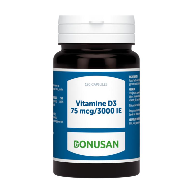 Vitamine D3 Bonusan Softgels 75mcg 3000ie