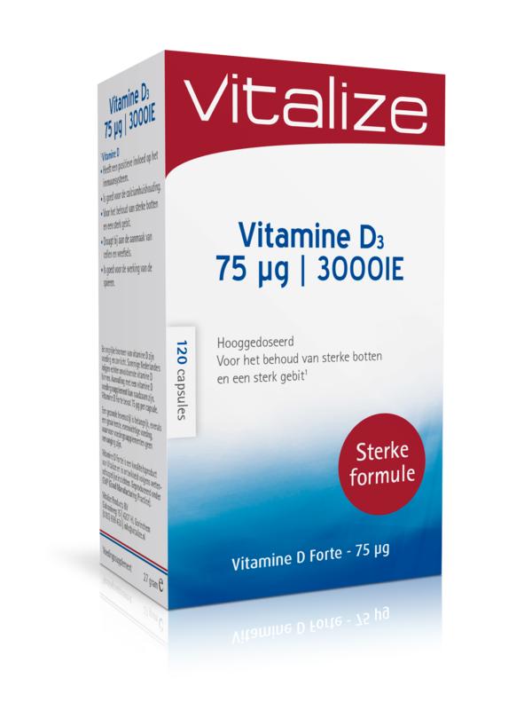 Vitalize Vitamine D3 Capsule 75mcg 3000ie