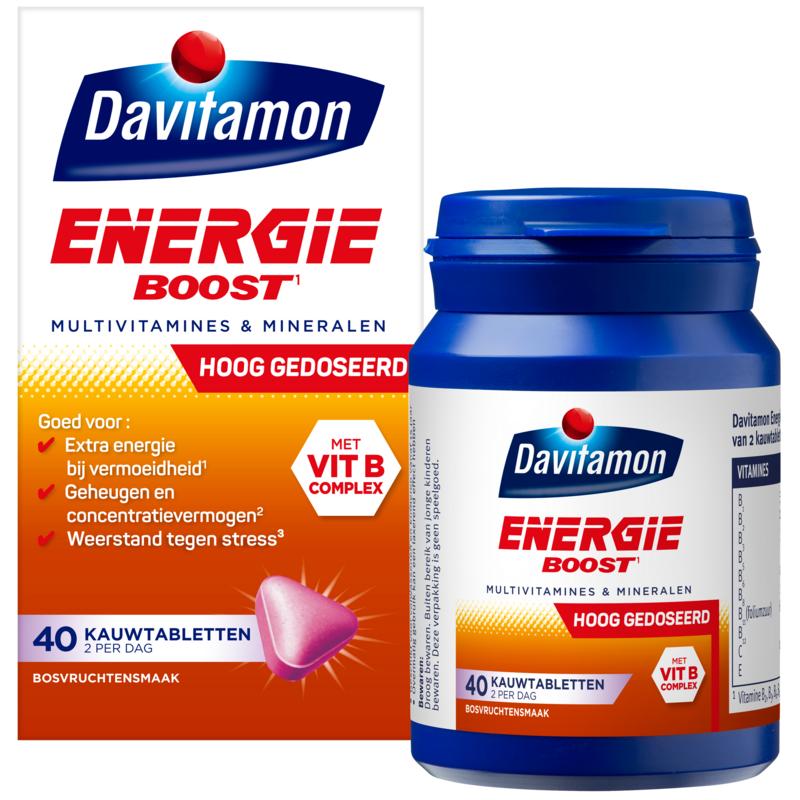 Davitamon Extra Energie Tablet Bosvruchten