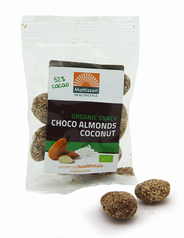 Amandelen Snack Pure Chocolade & Cocos Bio