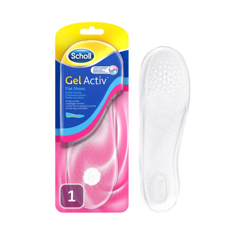 Scholl Gelactiv Inlegzool Platte Schoen