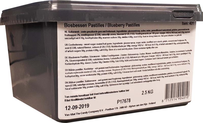 Bosbessen Pastilles