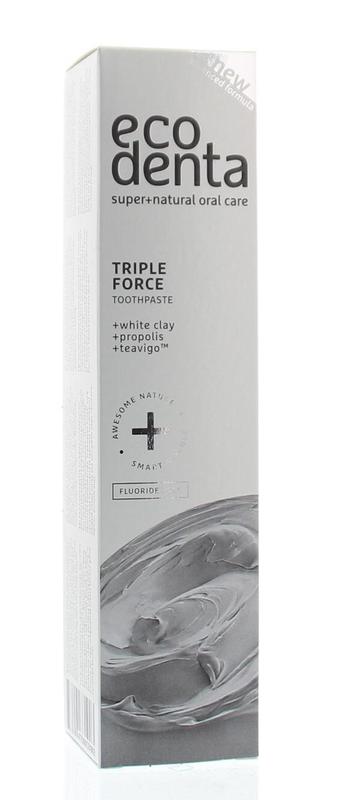 Ecodenta Tandpasta Triple Effect Witte Klei