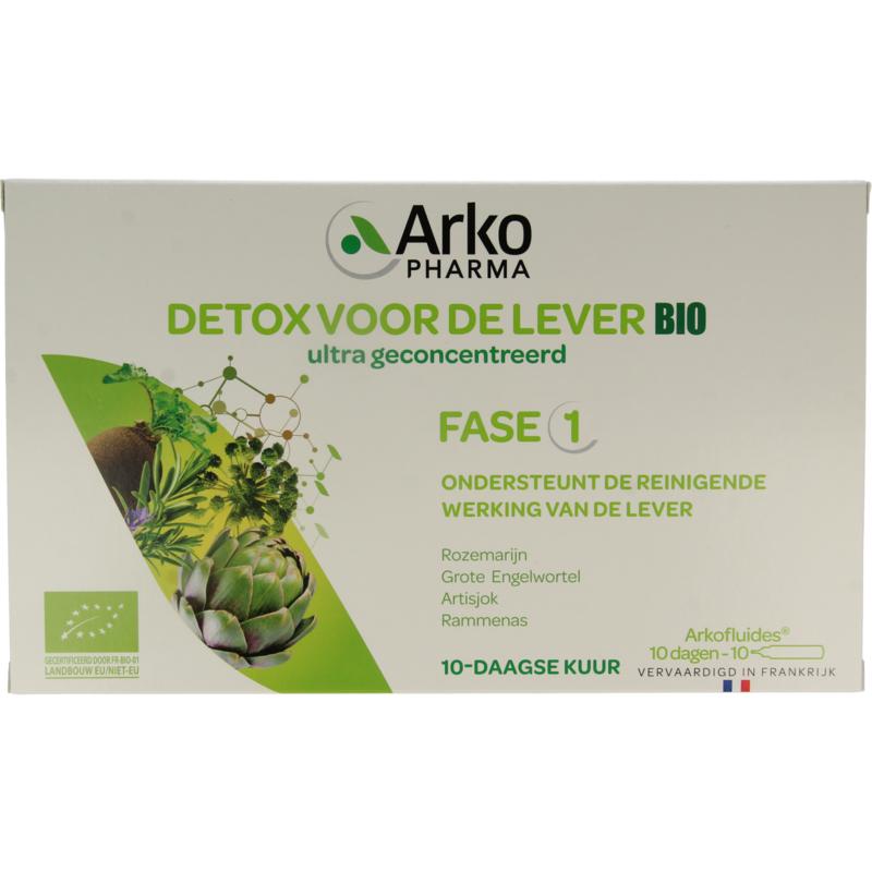 Arkofluids Bio Detox Lever Drinkampul 15ml