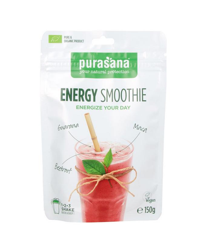 Energie Smoothie Shake Vegan Bio