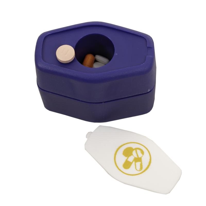 Pillenvergruizer Blauw