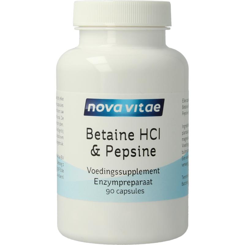 Nova Vitae Betaine Hcl & Pepsine Capsule