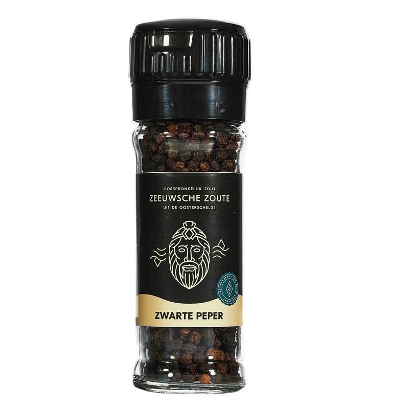 Pepermolen Zwarte Peper Bio