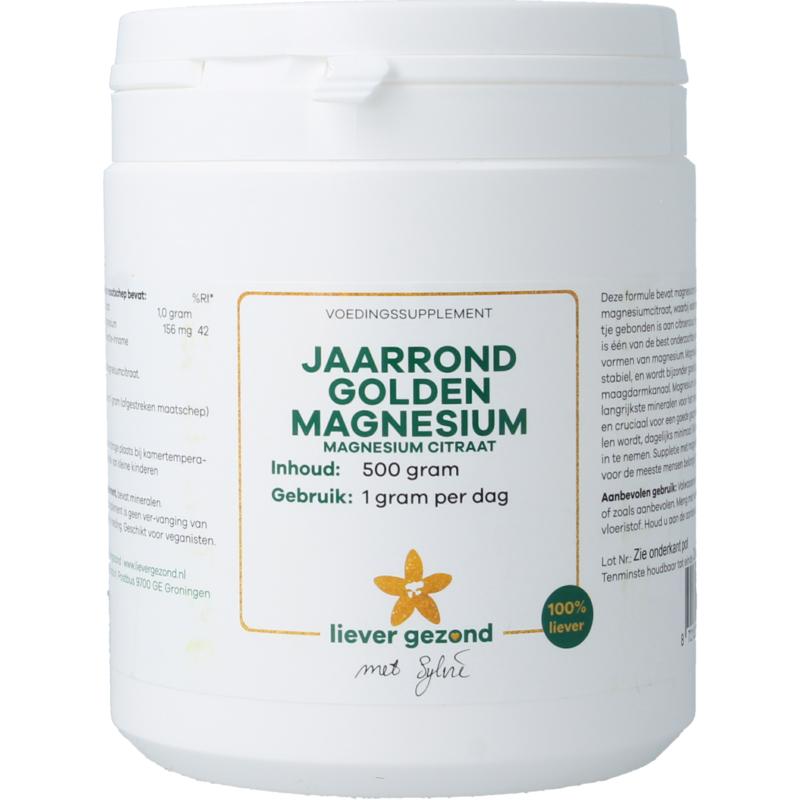 Golden Magnesium Poeder Jaarrond