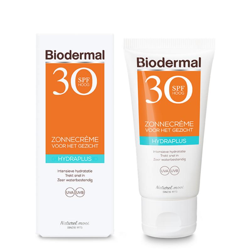 Biodermal | Hydra Plus Zonnecreme Gezicht SPF30