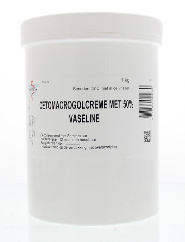 Cetomacrogolcreme met 50% Vaseline Fagron