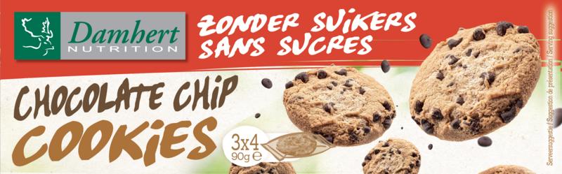 Damhert Zonder Suikers Chocolate Chips Cookie
