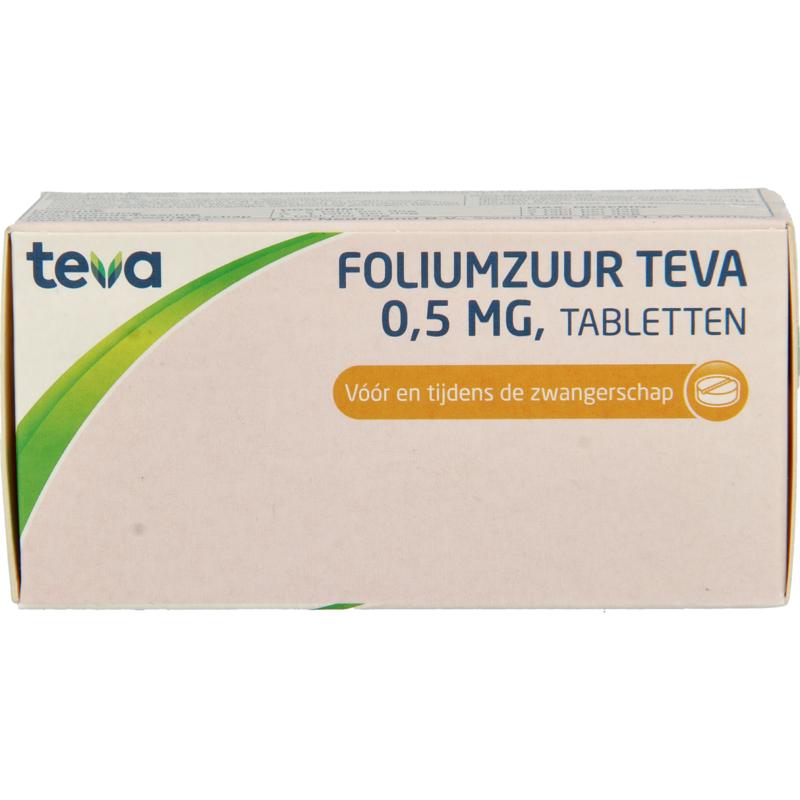Foliumzuur Teva Tablet 0,5mg