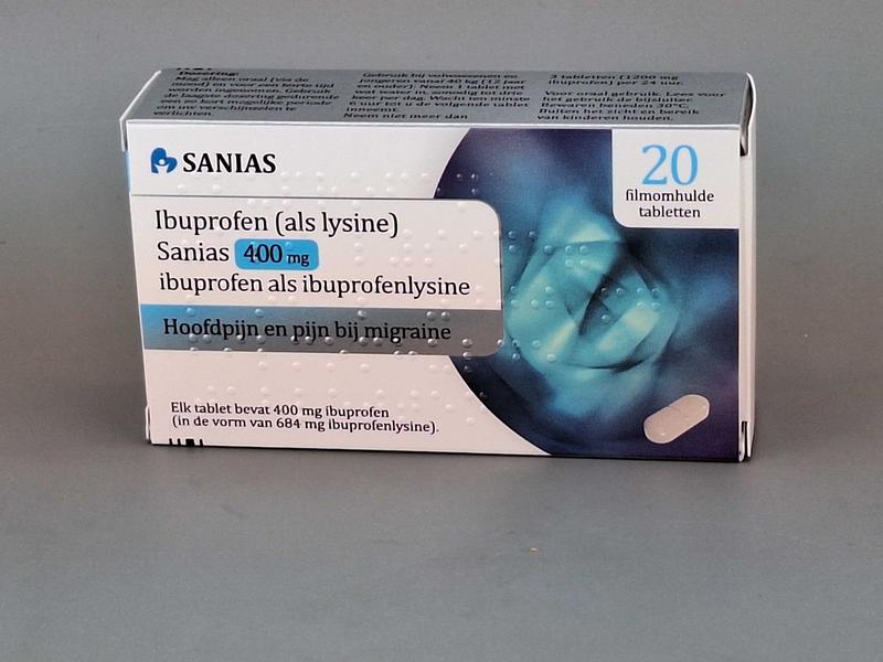 Ibuprofen Sanias Tablet Filmomh 400mg (Als Lysine)