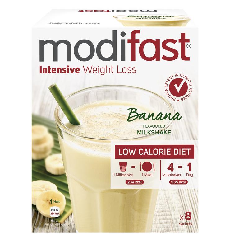Intensive Milkshake Banaan 8 Zakjes