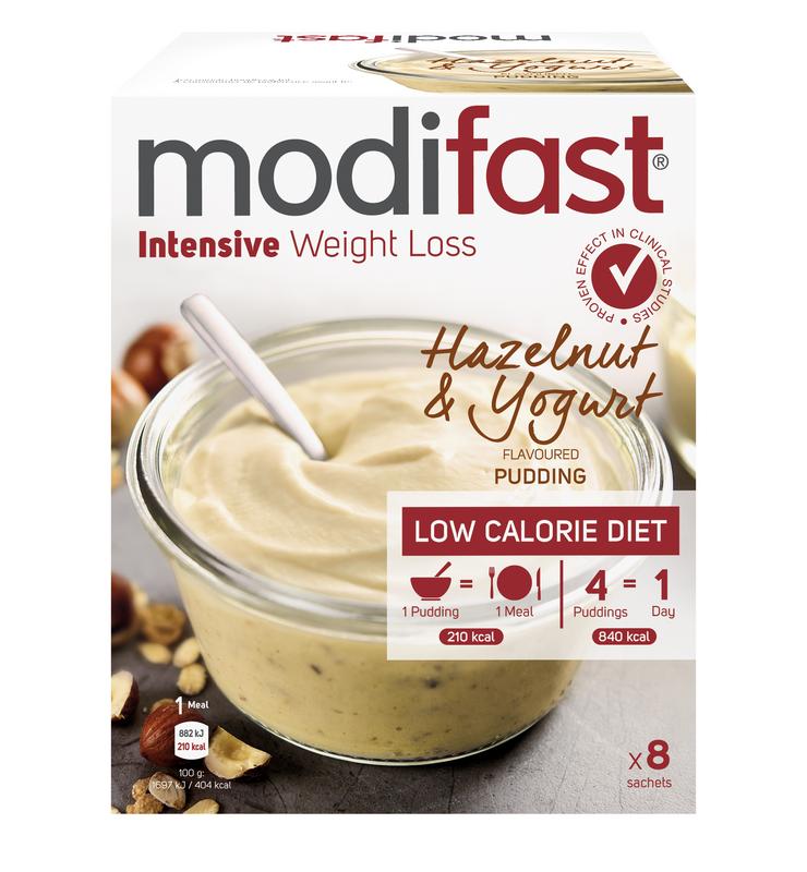 Intensive Pudding Hazelnoot & Yoghurt 8 Zakjes