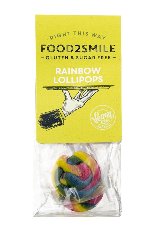 Rainbow Lollipops Suiker- Lactose- Glutenvrij