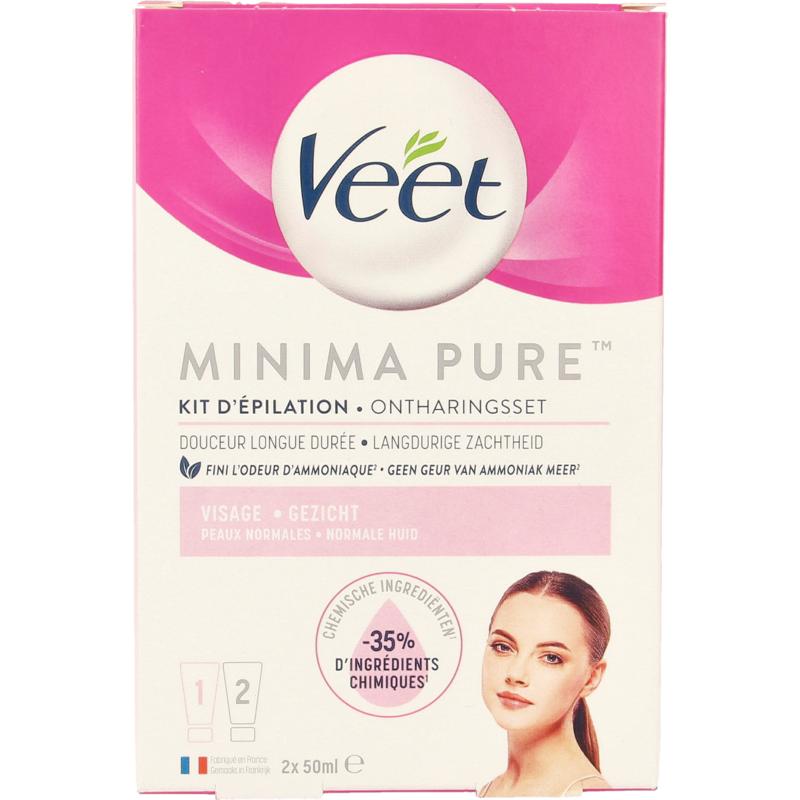 Veet Minima Pure Ontharingsset Gezicht