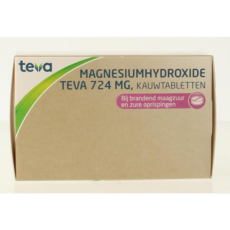 Magnesiumhydroxide Teva Kauwtablet 724mg 100st Teva eFarma