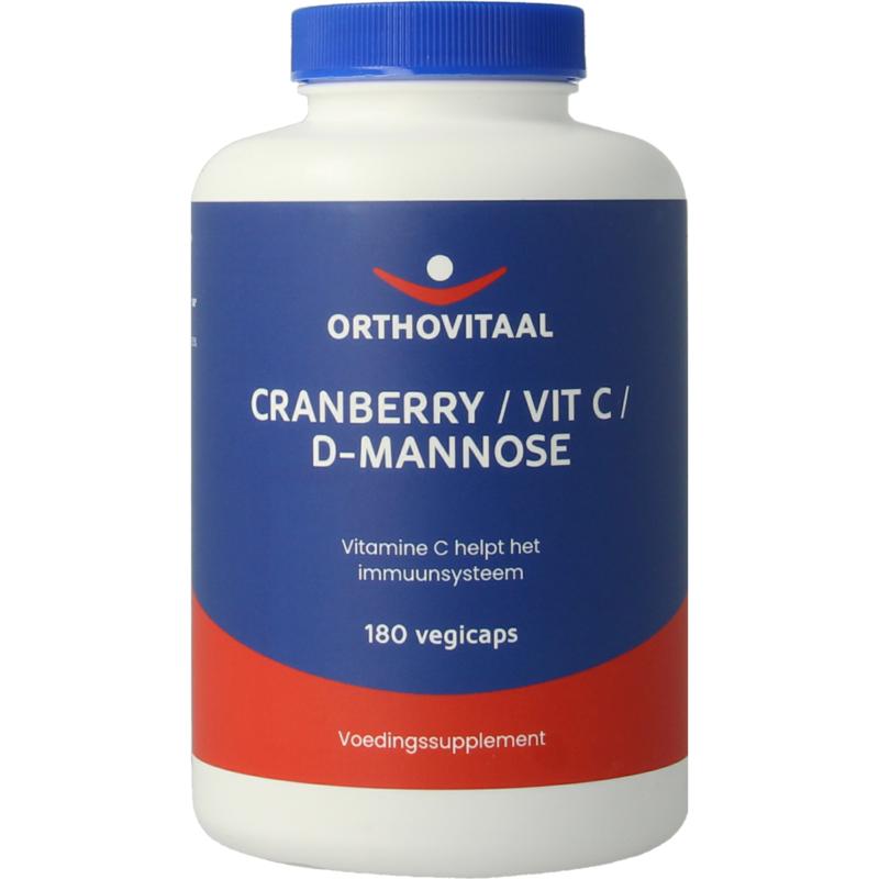 Orthovitaal Cranberry/Vit C/D-Mannose Vegicaps