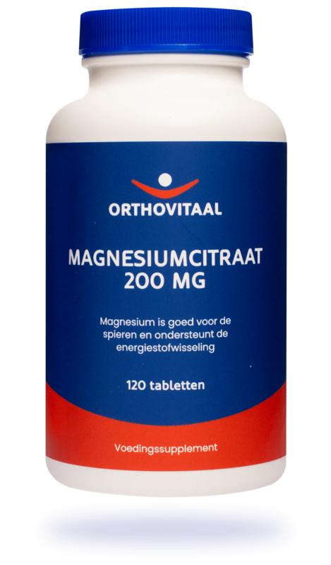 Orthovitaal Magnesiumcitraat Tablet 200mg