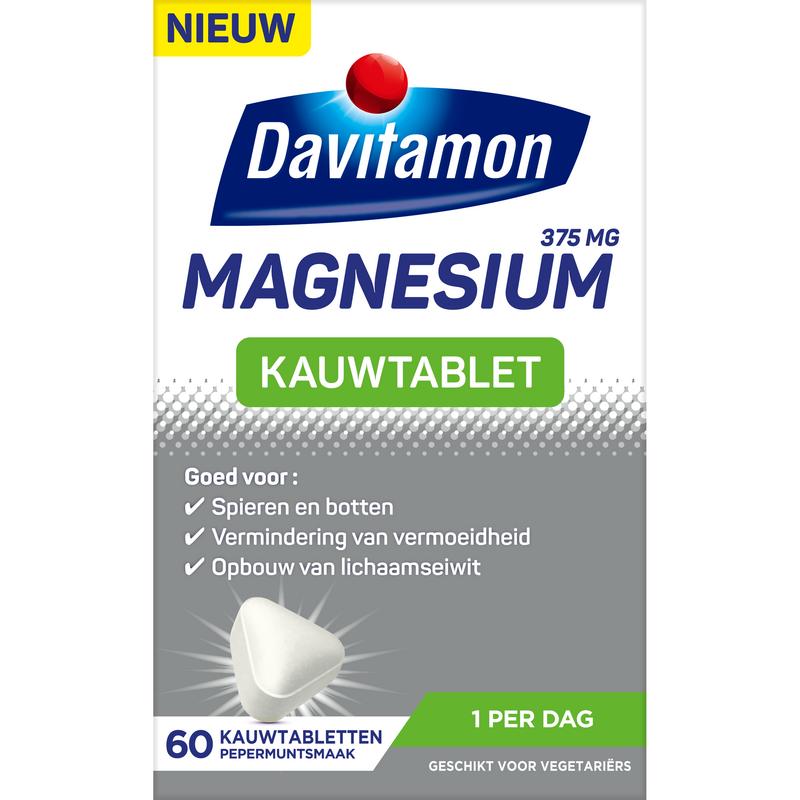Davitamon Magnesium Kauwtablet Pepermunt