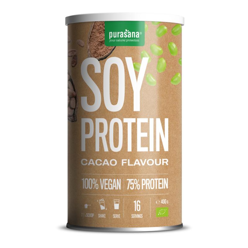 Proteine Soja Cacao Vegan Bio