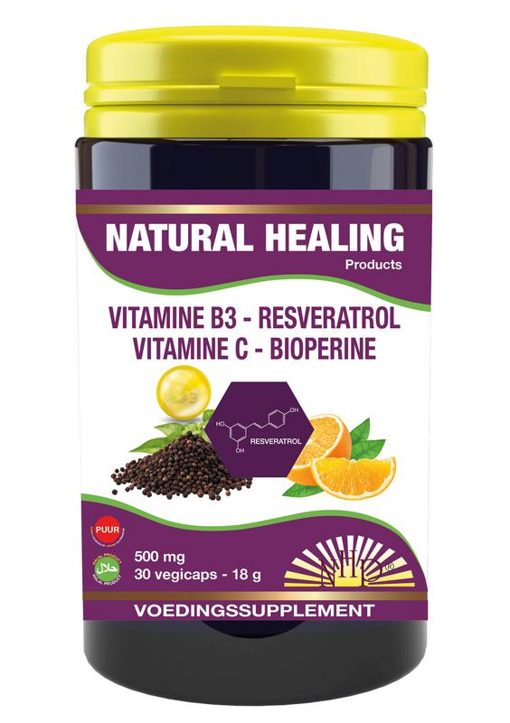 Vit B3 Resveratrol Vitamine C Bioperine