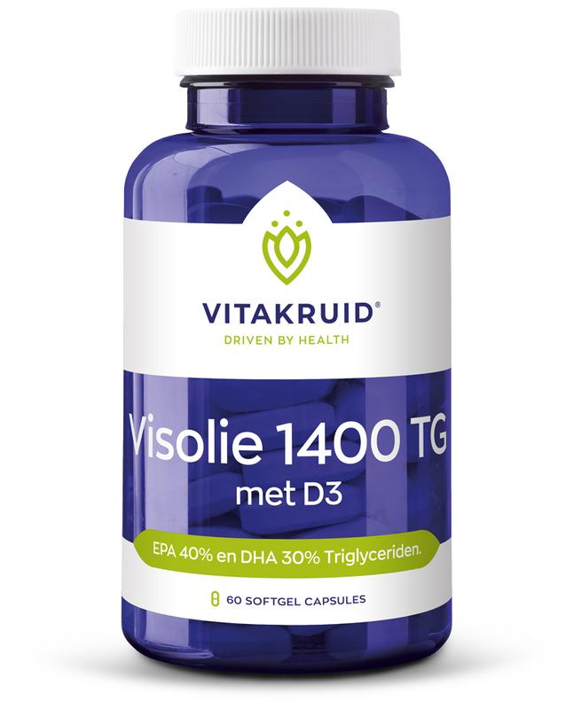 Visolie 1400 Tg met D3 Vitakruid Capsule