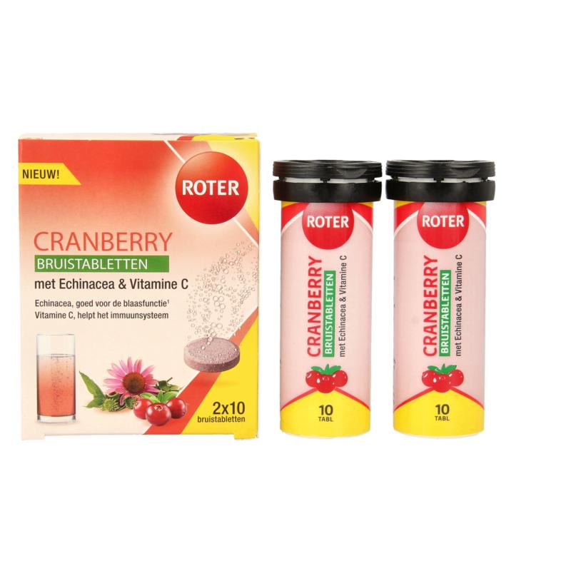 Roter Cranberry Bruistablet