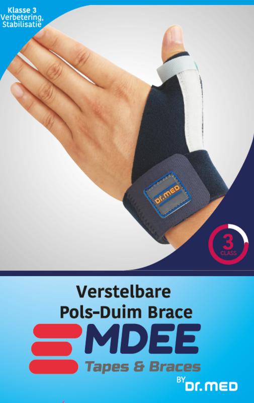 Emdee Pols-Duim Brace met Splint Universeel